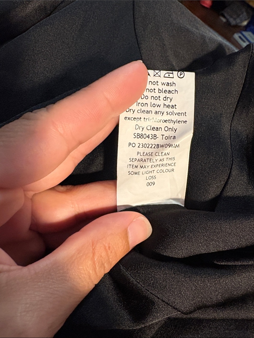 House of CB Toira Black Draped Corset Dress SZ S VGUC - Picture 9 of 9